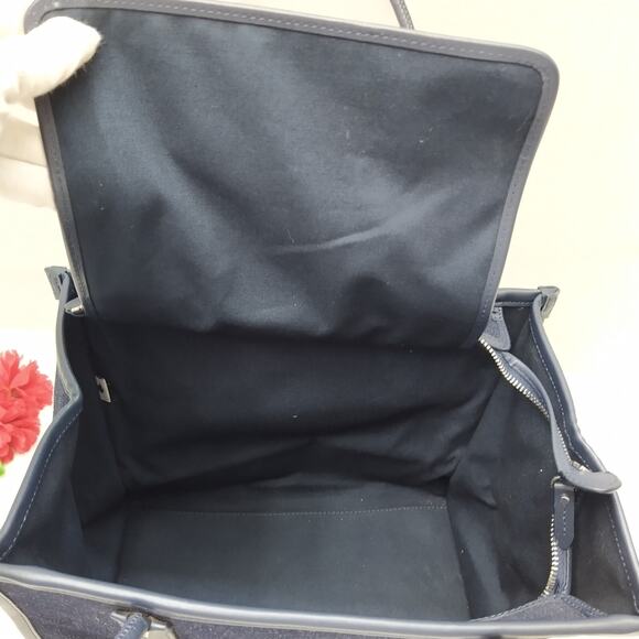 Kate Spade New York Blue Denim Double Handles Tote Bag - Picture 10 of 15